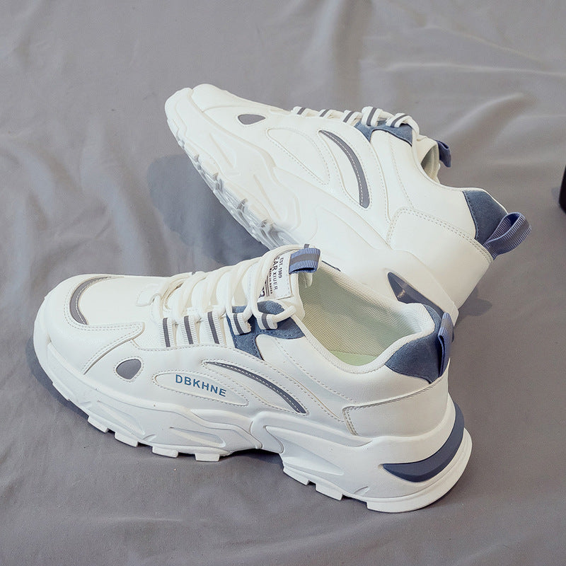 Casual Sports Dad Trendy Shoes Trendy Men's Shoes Versatile Board Shoes with Velvet Warm Cotton Shoes